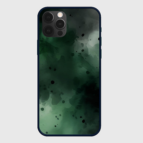 Чехол iPhone 12 Pro Max Акварелика / 3D-Черный – фото 1