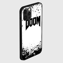 Чехол для iPhone 12 Pro Max Doom black splash, цвет: 3D-черный — фото 2