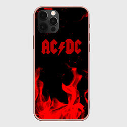 Чехол iPhone 12 Pro Max AC DC огненный стиль