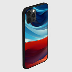 Чехол для iPhone 12 Pro Max Абстракция в контрасте, цвет: 3D-черный — фото 2