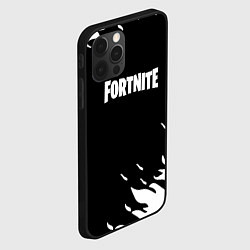 Чехол для iPhone 12 Pro Max Fortnite fire flame, цвет: 3D-черный — фото 2