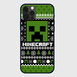 Чехол iPhone 12 Pro Max Minecraft christmas sweater