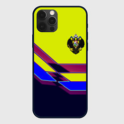 Чехол для iPhone 12 Pro Max Российская империя герб, цвет: 3D-черный