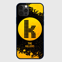 Чехол iPhone 12 Pro Max The Killers - gold gradient