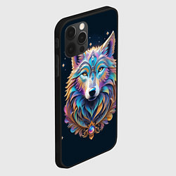 Чехол для iPhone 12 Pro Max Звездный волк из далекой галактики, цвет: 3D-черный — фото 2