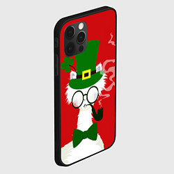 Чехол для iPhone 12 Pro Max Лама - альпака в день Патрика, цвет: 3D-черный — фото 2