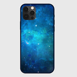 Чехол iPhone 12 Pro Max Голубой космос