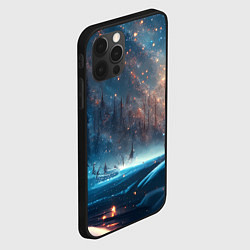 Чехол для iPhone 12 Pro Max Сказочный лес, цвет: 3D-черный — фото 2