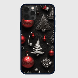 Чехол iPhone 12 Pro Max Новогодние игрушки елочные