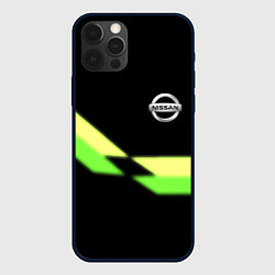 Чехол для iPhone 12 Pro Max Nissan logo brend auto, цвет: 3D-черный