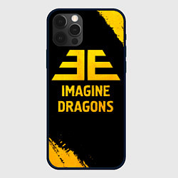 Чехол iPhone 12 Pro Max Imagine Dragons - gold gradient