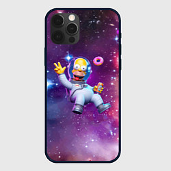 Чехол iPhone 12 Pro Max Homer Simpson in space - ai art