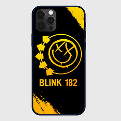 Чехол iPhone 12 Pro Max Blink 182 - gold gradient