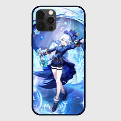 Чехол для iPhone 12 Pro Max Genshin Impact Furina, цвет: 3D-черный