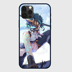 Чехол iPhone 12 Pro Max Genshin Impact Сяо Xiao Mask