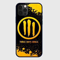 Чехол iPhone 12 Pro Max Three Days Grace - gold gradient