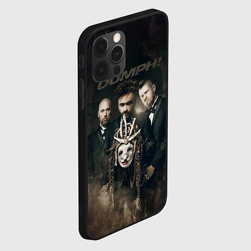 Чехол iPhone 12 Pro Max Oomph ritual / 3D-Черный – фото 2