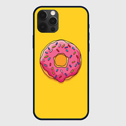 Чехол для iPhone 12 Pro Max Пончик Гомера, цвет: 3D-черный