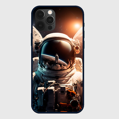 Чехол iPhone 12 Pro Max Космос во мне / 3D-Черный – фото 1