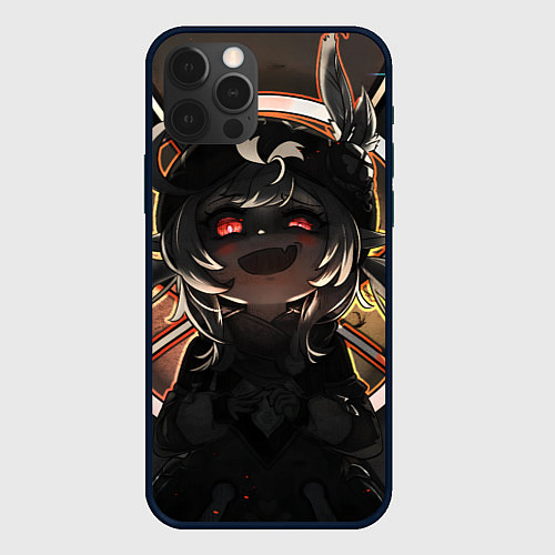 Чехол iPhone 12 Pro Max Genshin Impact Klee Yandere / 3D-Черный – фото 1