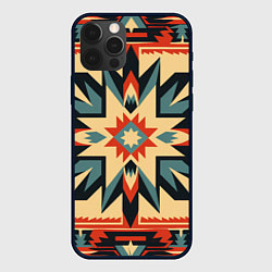 Чехол iPhone 12 Pro Max Орнамент в стиле американских индейцев