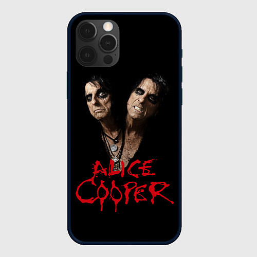 Чехол iPhone 12 Pro Max Alice Cooper paranormal / 3D-Черный – фото 1