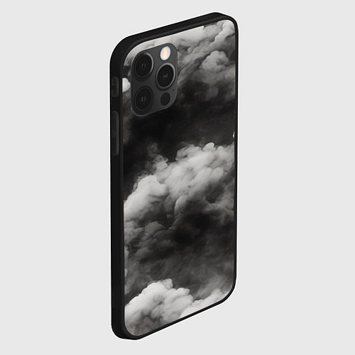 Чехол iPhone 12 Pro Max Абстракция сюрреализм / 3D-Черный – фото 2