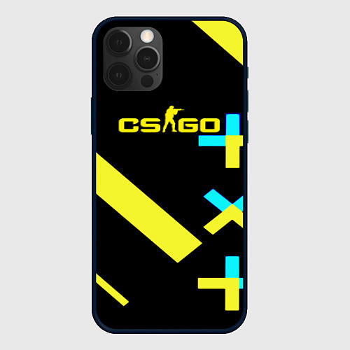 Чехол iPhone 12 Pro Max Counter strike cybersport / 3D-Черный – фото 1