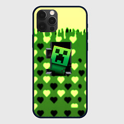 Чехол для iPhone 12 Pro Max Minecraft love toxic, цвет: 3D-черный