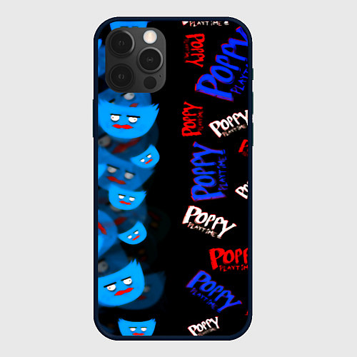 Чехол iPhone 12 Pro Max Poppy Playtime games / 3D-Черный – фото 1
