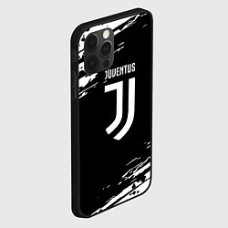 Чехол для iPhone 12 Pro Max Juventus спорт краски, цвет: 3D-черный — фото 2