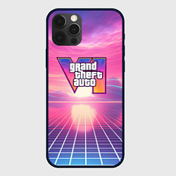 Чехол iPhone 12 Pro Max GTA 6 Vaporwave