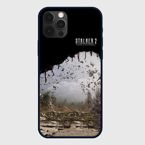 Чехол iPhone 12 Pro Max STALKER 2 выход из тоннеля / 3D-Черный – фото 1