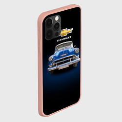 Чехол для iPhone 12 Pro Max Шевроле 50-х годов, цвет: 3D-светло-розовый — фото 2