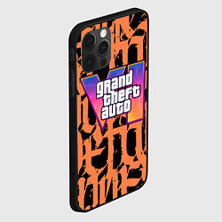 Чехол для iPhone 12 Pro Max GTA 6 граффити, цвет: 3D-черный — фото 2