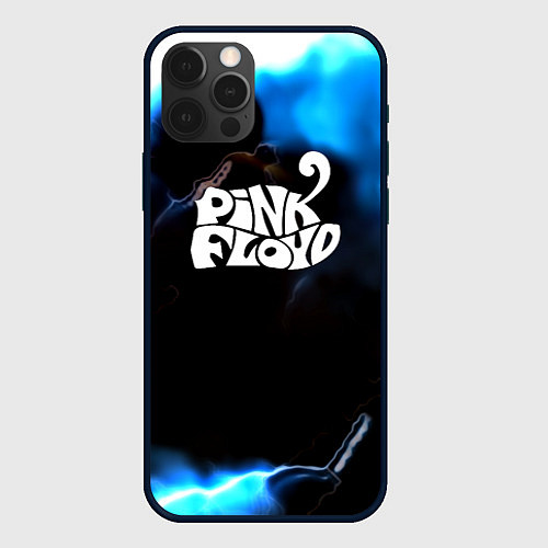 Чехол iPhone 12 Pro Max Pink floyd абстракт бенд / 3D-Черный – фото 1