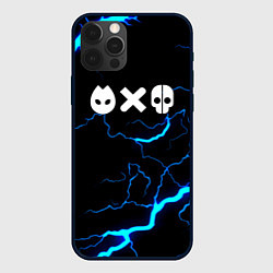 Чехол для iPhone 12 Pro Max Любовь смерть и роботы гроза шторм, цвет: 3D-черный