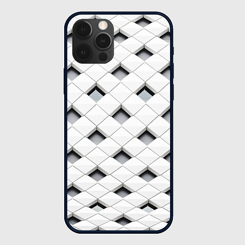 Чехол iPhone 12 Pro Max Quatro / 3D-Черный – фото 1