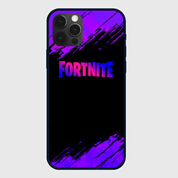 Чехол для iPhone 12 Pro Max Fortnite epic games neon, цвет: 3D-черный