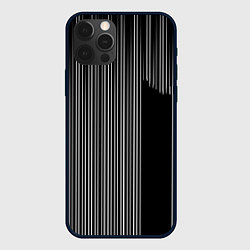 Чехол для iPhone 12 Pro Max Visual zebra stripes, цвет: 3D-черный