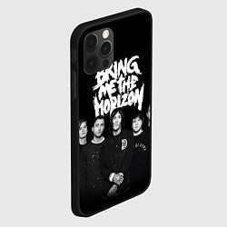 Чехол для iPhone 12 Pro Max Bring me the horizon - group, цвет: 3D-черный — фото 2