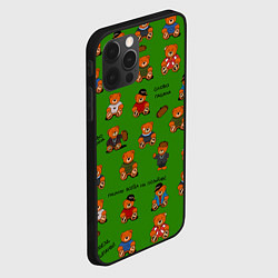Чехол для iPhone 12 Pro Max Мишки персонажи из слово пацана, цвет: 3D-черный — фото 2