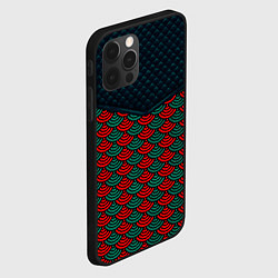 Чехол для iPhone 12 Pro Max Стёжка: драконья чешуя, цвет: 3D-черный — фото 2