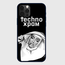 Чехол iPhone 12 Pro Max Techno храм монашка и четки с крестиком