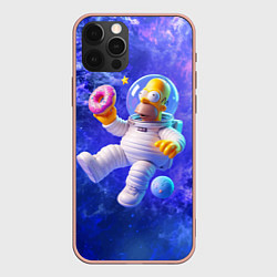 Чехол iPhone 12 Pro Max Homer Simpson is a brave astronaut