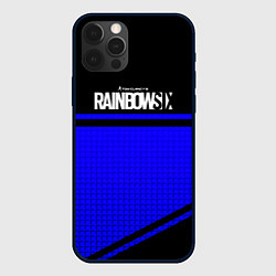 Чехол для iPhone 12 Pro Max Tom Clancys rainbow six geometry, цвет: 3D-черный