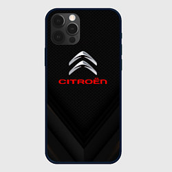 Чехол для iPhone 12 Pro Max Citroen sport geometry, цвет: 3D-черный