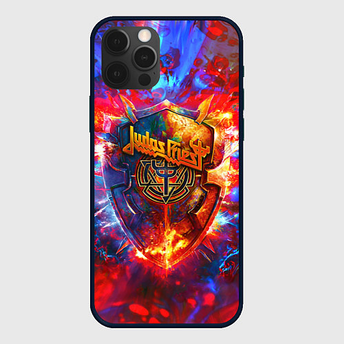 Чехол iPhone 12 Pro Max Invincible shield - Jadas Priest / 3D-Черный – фото 1