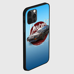 Чехол для iPhone 12 Pro Max Американский маслкар Chevrolet Camaro третьего пок, цвет: 3D-черный — фото 2