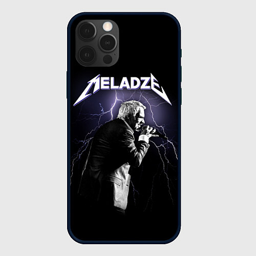 Чехол iPhone 12 Pro Max Meladze - Metallica / 3D-Черный – фото 1